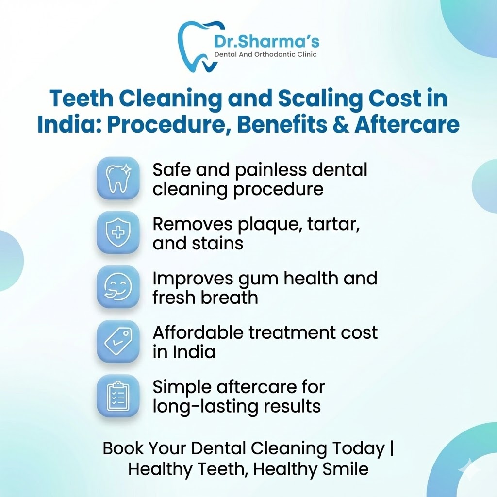 Teeth Cleaning and Scaling Cost in India: Procedure, Benefits & Aftercare